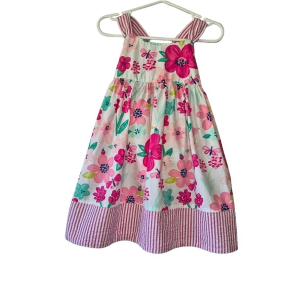 NWT Gymboree Pink Floral Sundress and Panty Set - Picture 1 of 12
